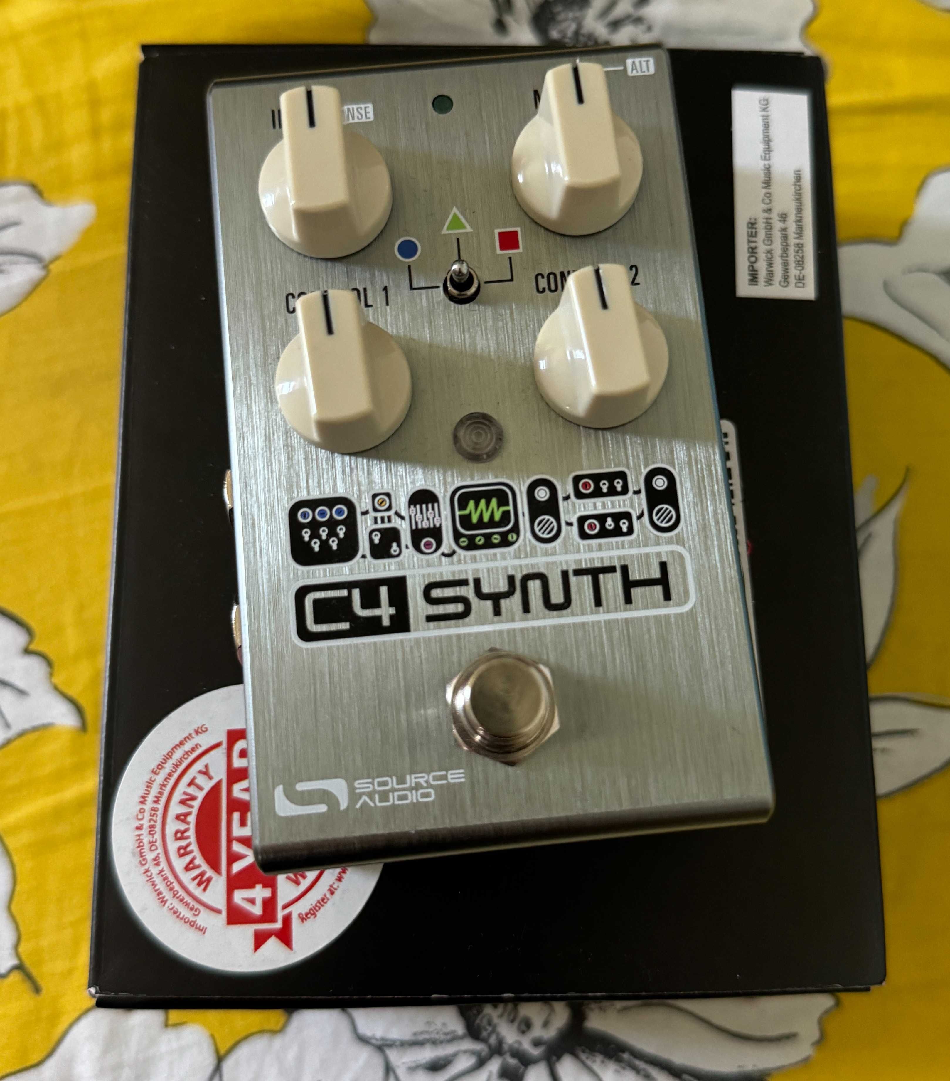 Source Audio C4 SA249 + Source SA168 MIDI Adapter (Jak nowe!) Efekt