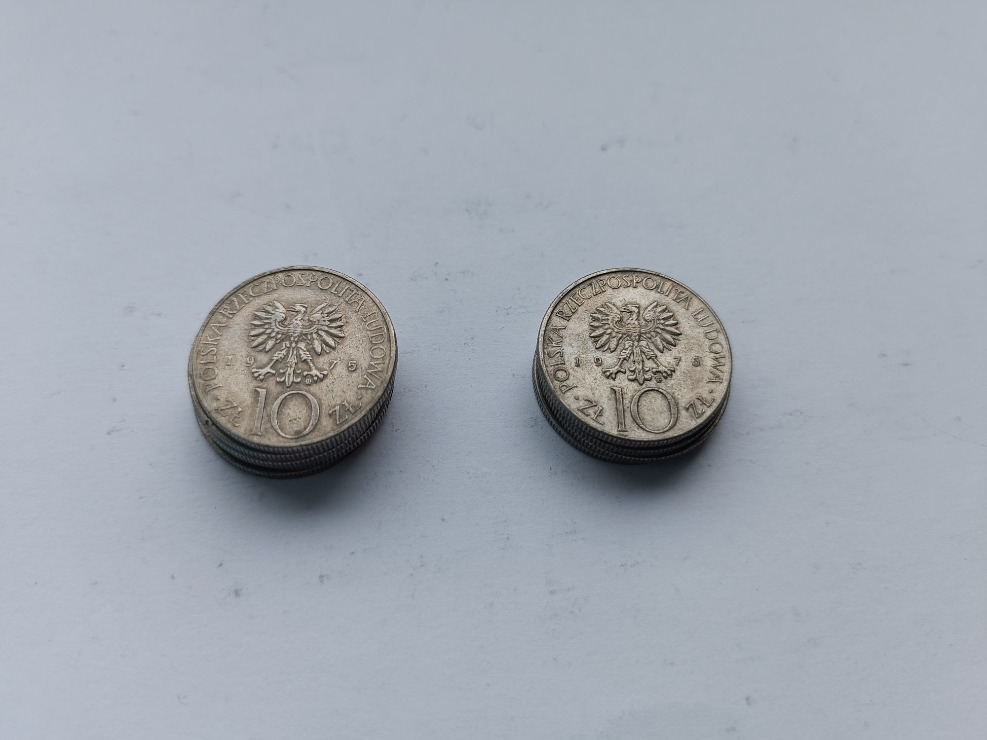 Zestaw 10 monet 10 groszy PRL – Adam Mickiewicz (1970–1980)