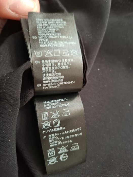 H&M rozm.34 XS czarna bluzeczka top na ramiączkach