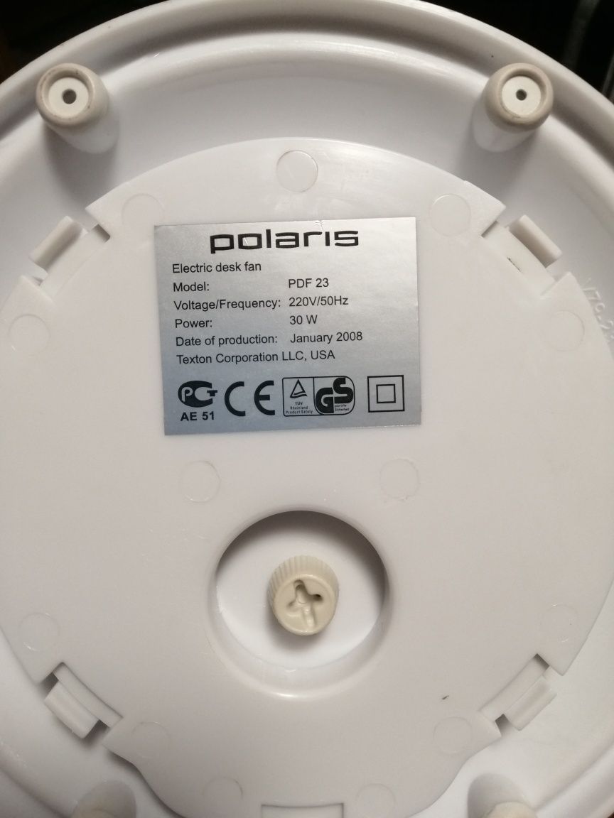 Настільний вентилятор Polaris PDF 23