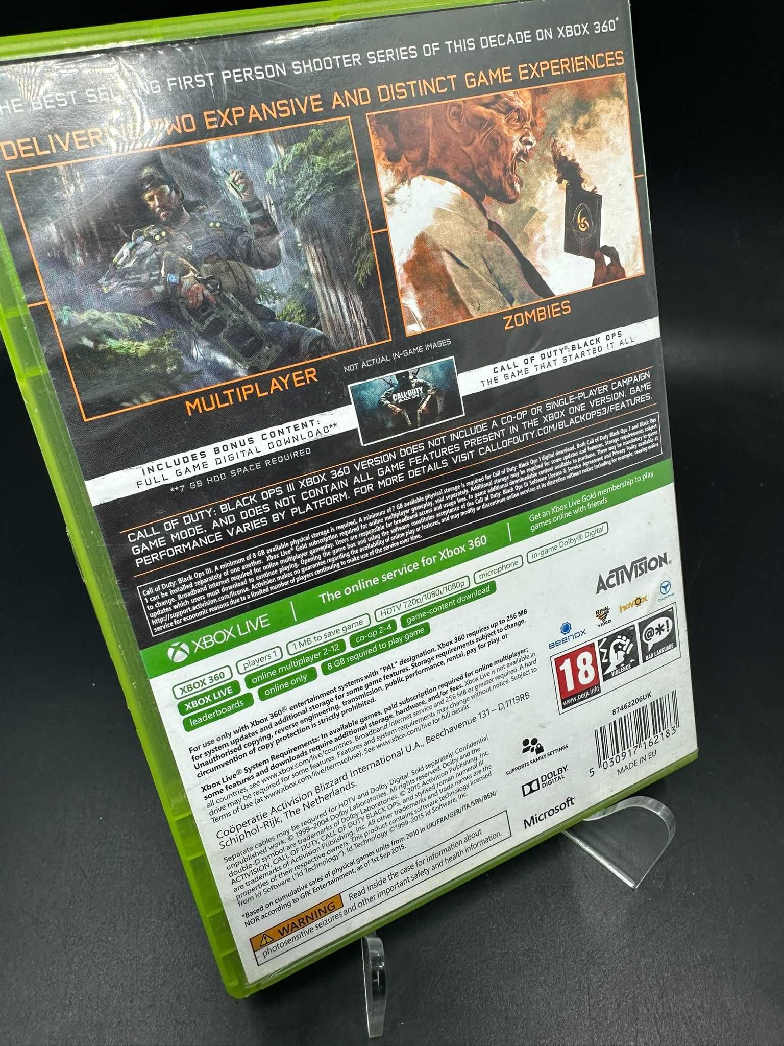 Gra na xbox360 Call of Duty Black Ops III
