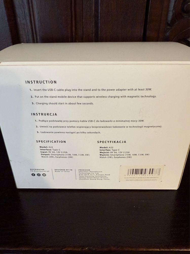 Magnetic Magsafe Charger 3IN1 A22 (White)