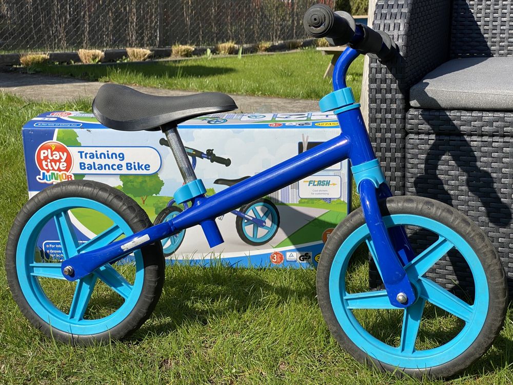 Playtive rowerek biegowy chłopięcy Lidl karton