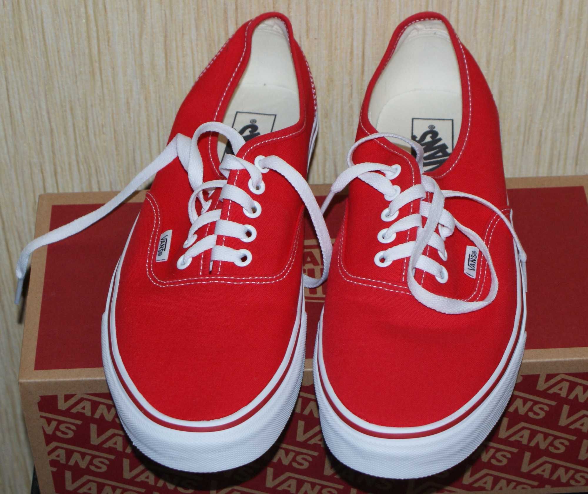 Кеди Vans Authentic (Red) 45 розмір