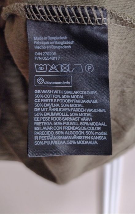 Sukienka damska gładka z bawełny taliowana M/L kieszenie khaki zieleń