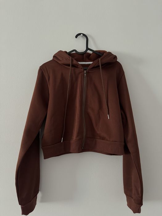 Укорочене худі на флісі