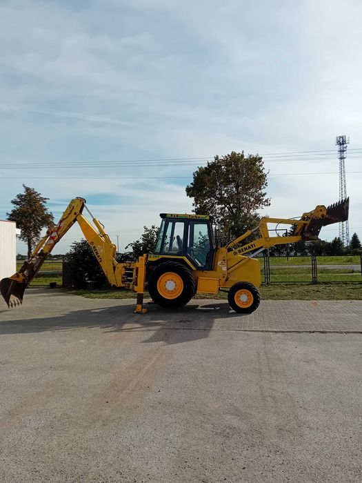 Koparko-ładowarka Fiat nie Jcb cat 4x4 teleskop powershift prywatnie