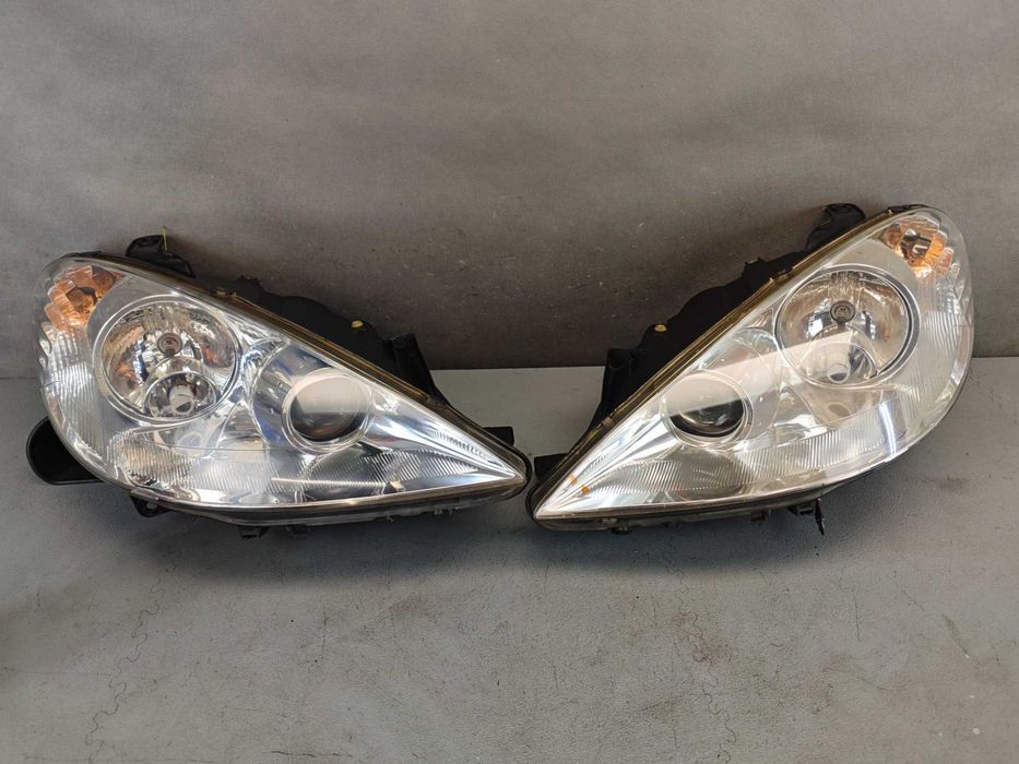 Citroen C8 Lampy Przód Przednie Zwykłe Kompletne Lewa+Prawa EU Ładne