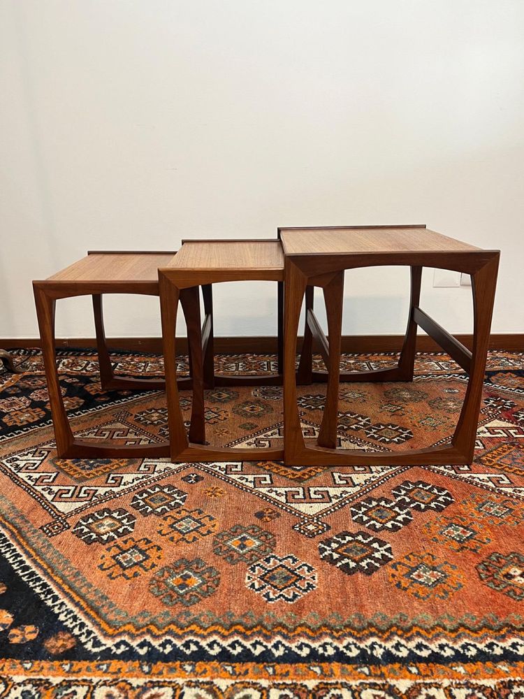 Conjunto 3 mesas em teca