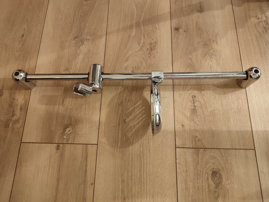 Zestaw prysznicowy drążek prysznicowy do słuchawki na słuchawkę  wanny