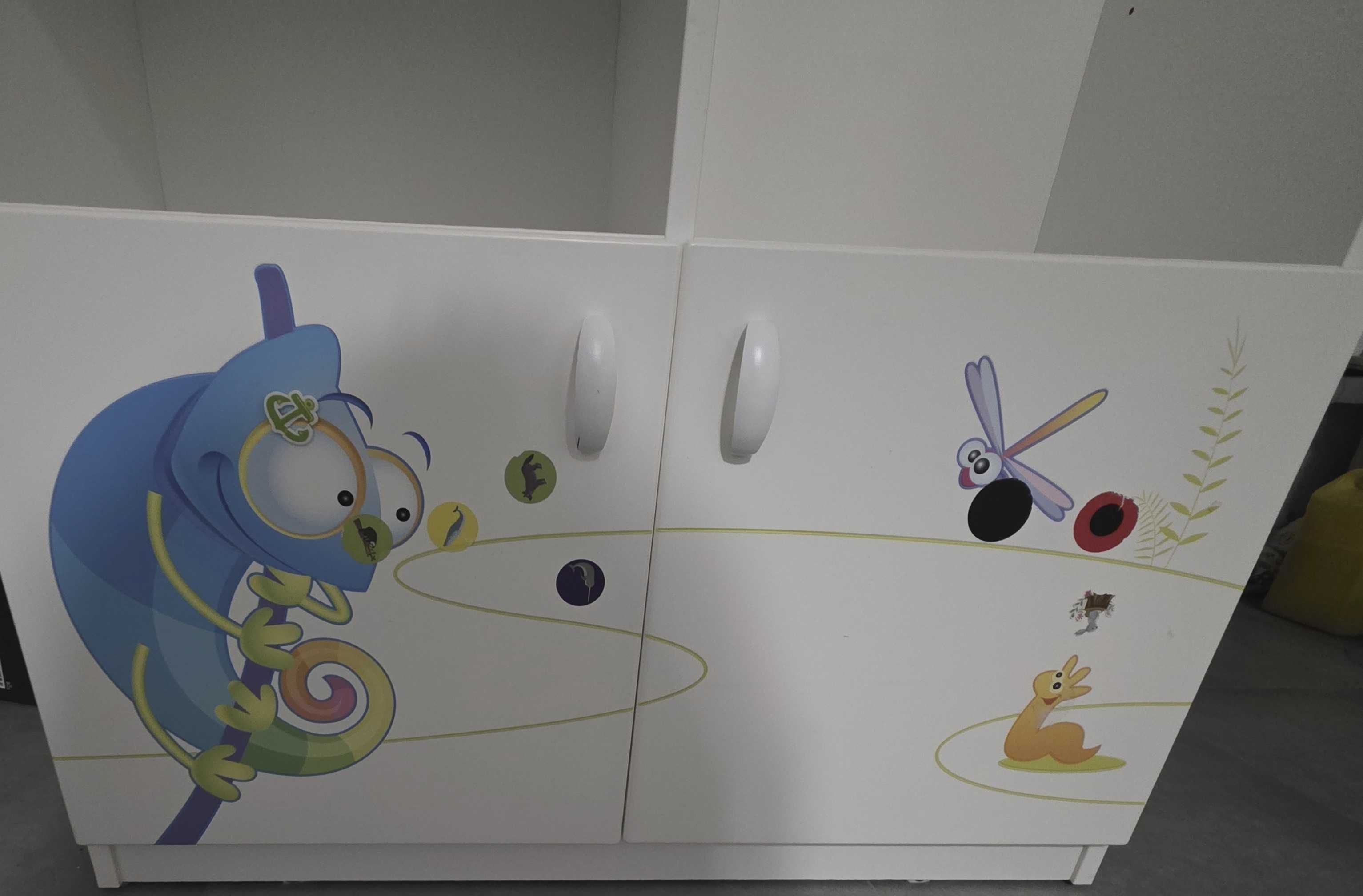 Regał dziecięcy Meblik Happy Animals – stan bardzo dobry