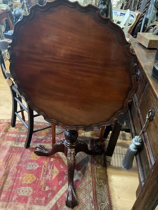 Mesa apoio antiga mahogany inglesa ,alt de 70 cm