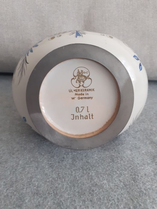 Butelka na wino z klapką cynową ULMER KERAMIK