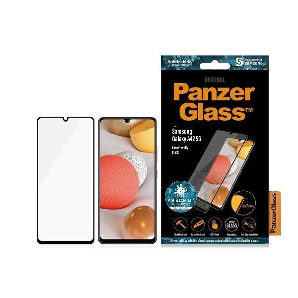 Panzerglass E2E Super+ Sam A42 5G A426 Etui Antybakteryjne, Czarny