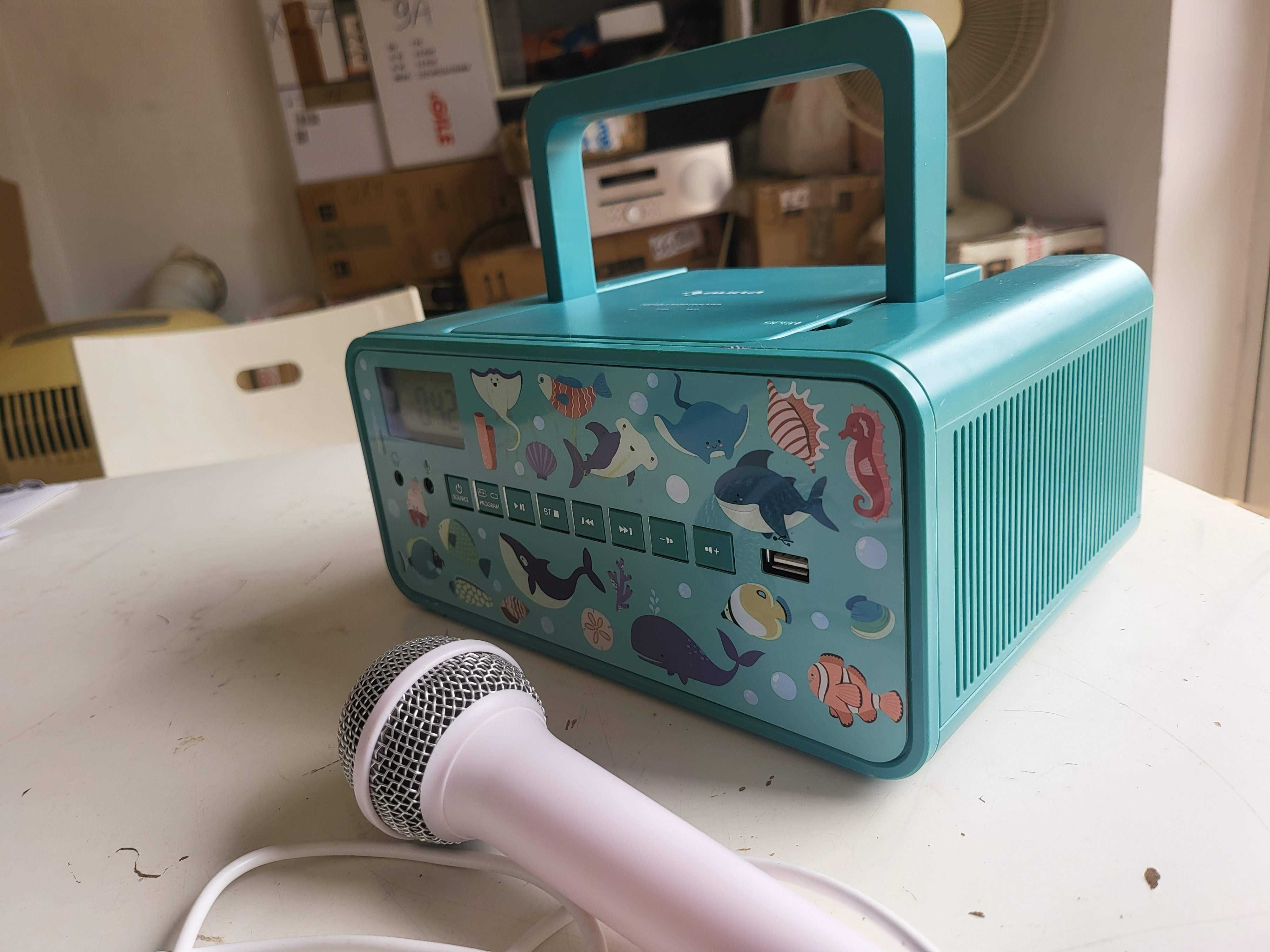 Boombox Kidsbox zwierzątka Trtkus Bluetooth /Cd,Usb 3.