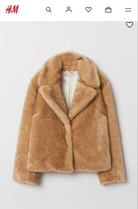 Шуба еко h&m тренд 2025