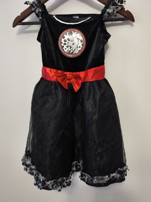 101 dalmatyńczyków Cruella de Mon strój kostium przebranie 110/116