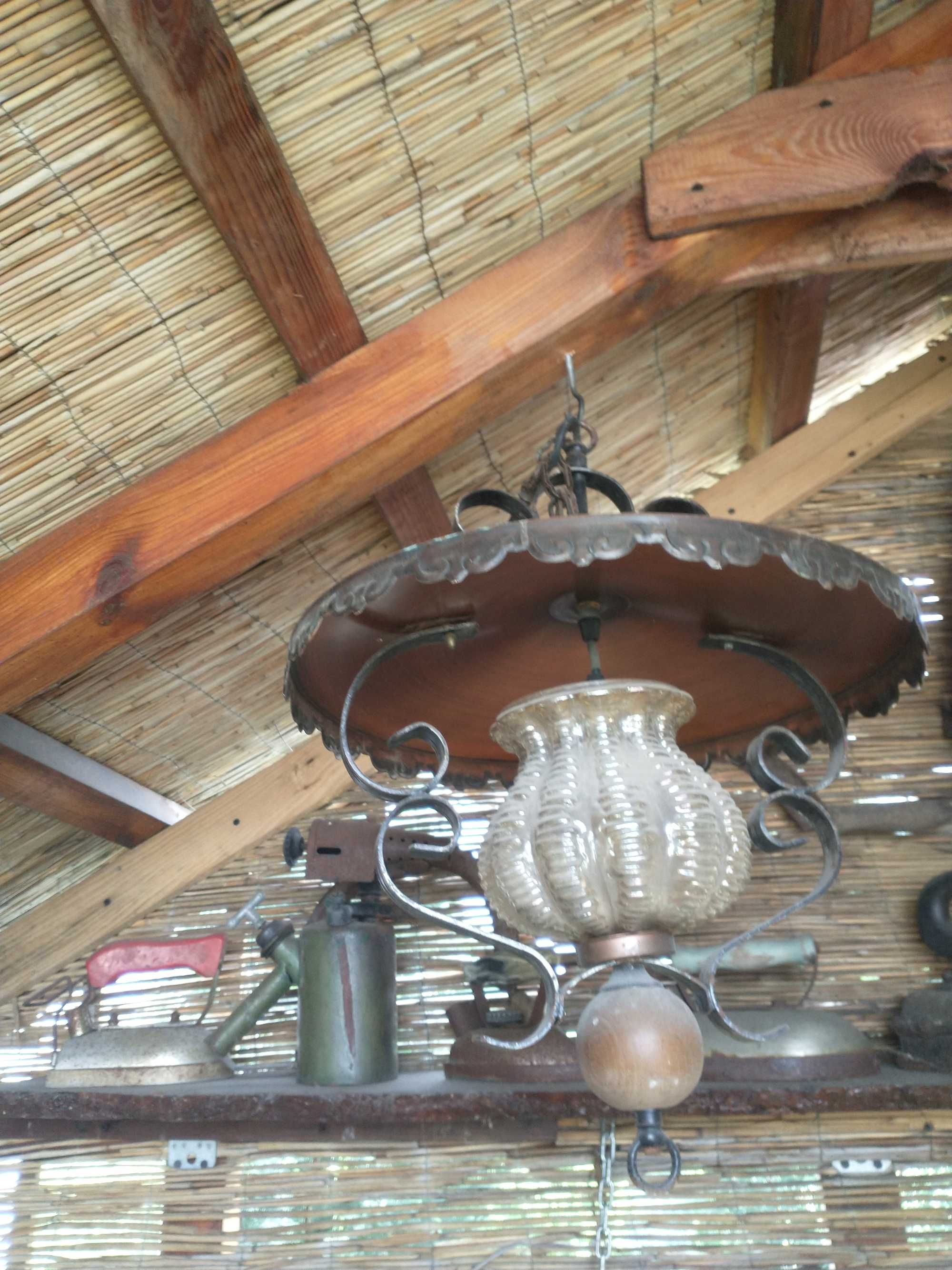 Lampy z kloszem mosiężny m