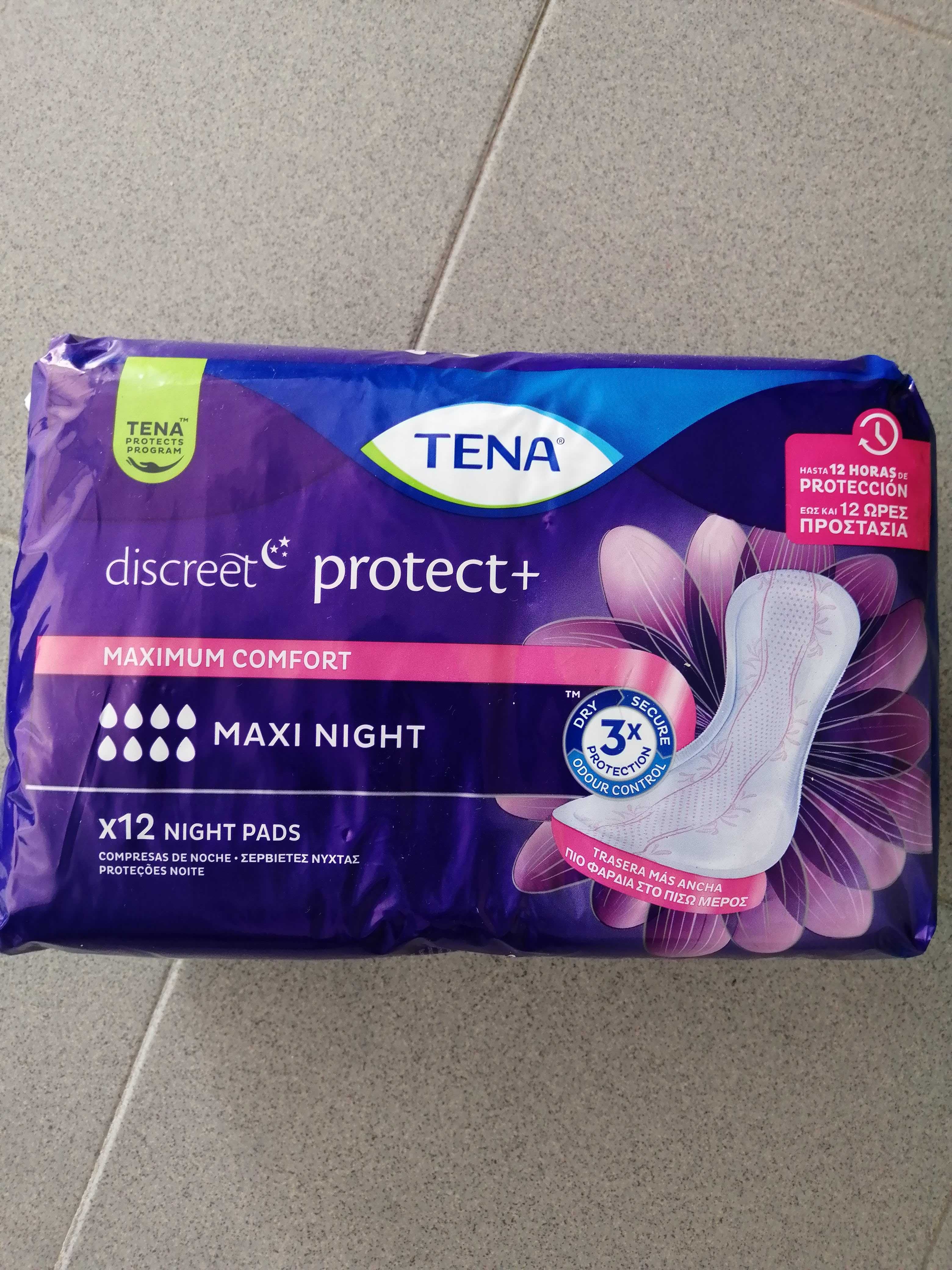 Pensos Incontinência Discreet Maxi Night Tena (embalagem 12 un)