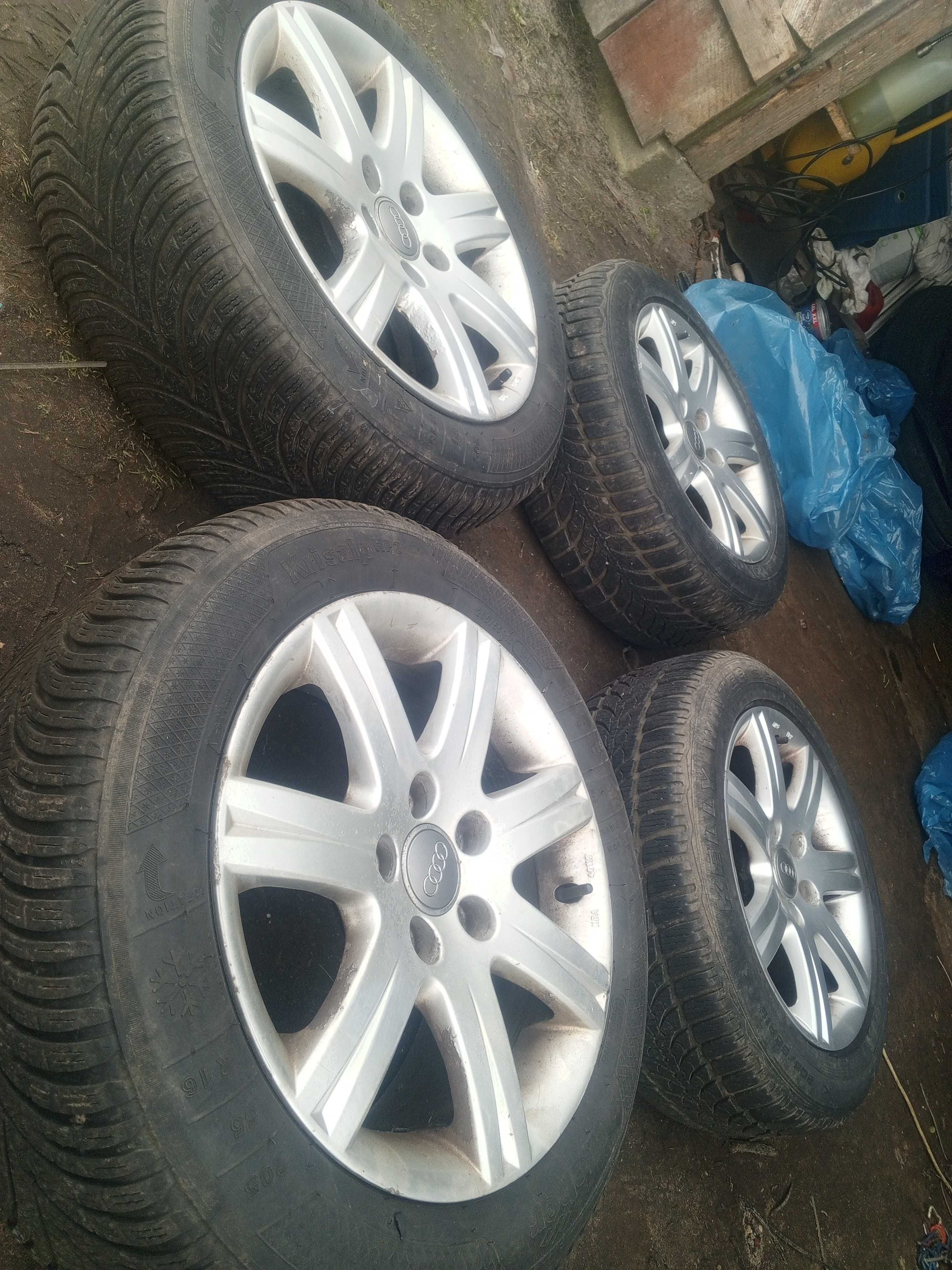 Alufelgi r16 5x112 opony zimowe