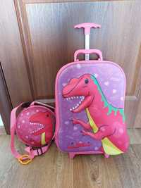 Дорожный(школьный) набор чемодан+рюкзак для ребенка.