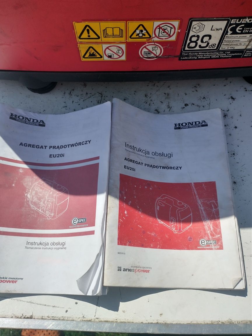 Agregat prądotwórczy Honda i20