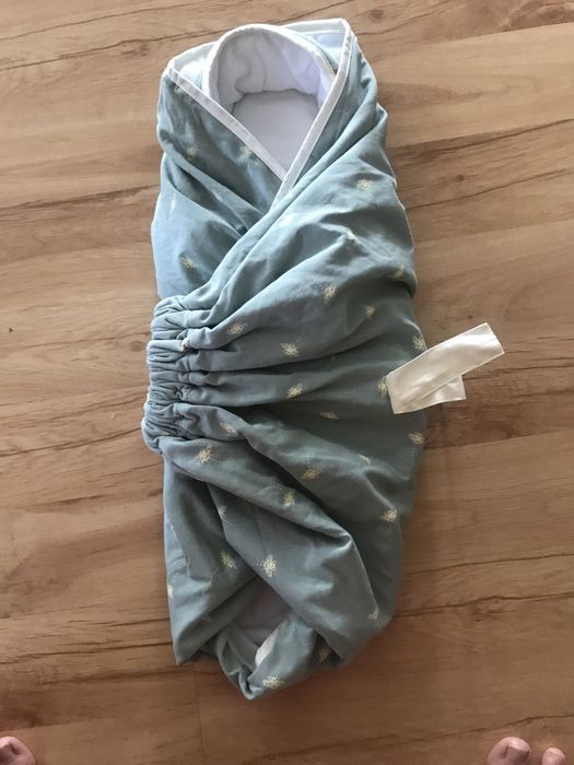 Snugglebundl Otulacz Mint Honey Bee - Organic cotton