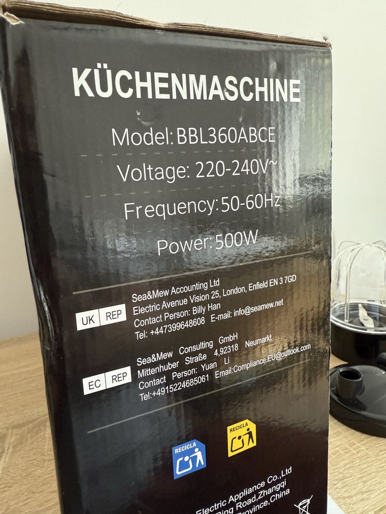 Sangcon 5 w 1 Blender i Robot Kuchenny Nowy