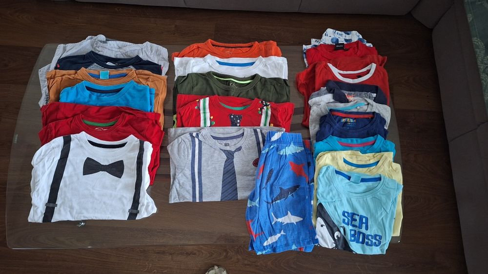 Sprzedam ubranka dla chłopczyka rozm.104-116