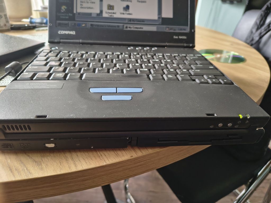 Compaq Evo N400C retro laptop do gier MS DOS & Windows 98 ESS Allegro