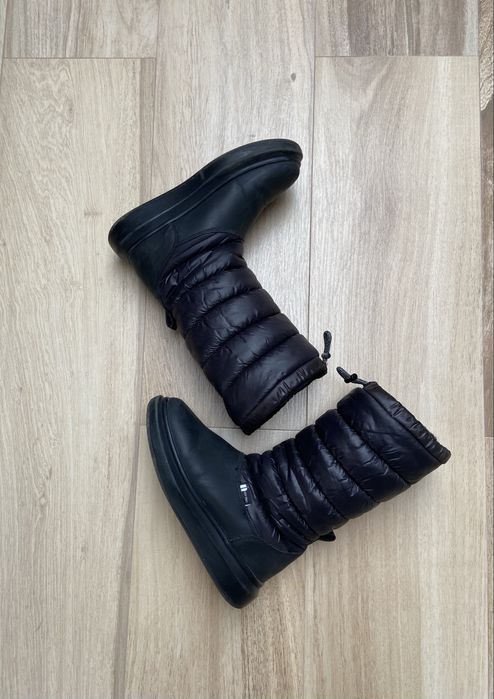 Czare wysokie ocieplane futerkiem śniegowce dziewczęce Next r. 35,5