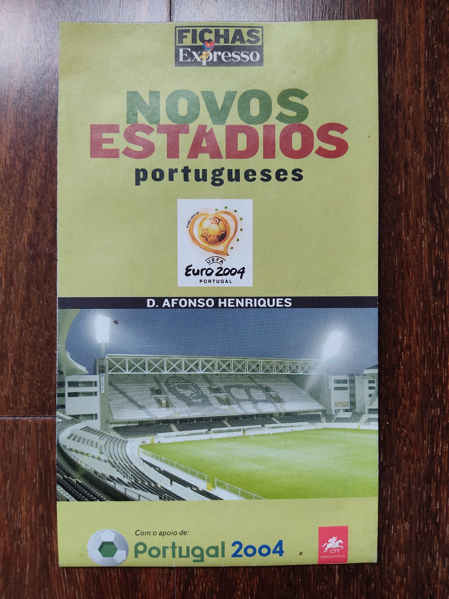 Desdobrável do estádio do Vitória SC Euro 2004