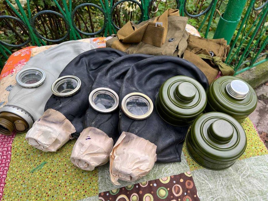 НОВІ: Противогаз / Протизаз - ГП-5 (Фільтри, Скло, Сумки)