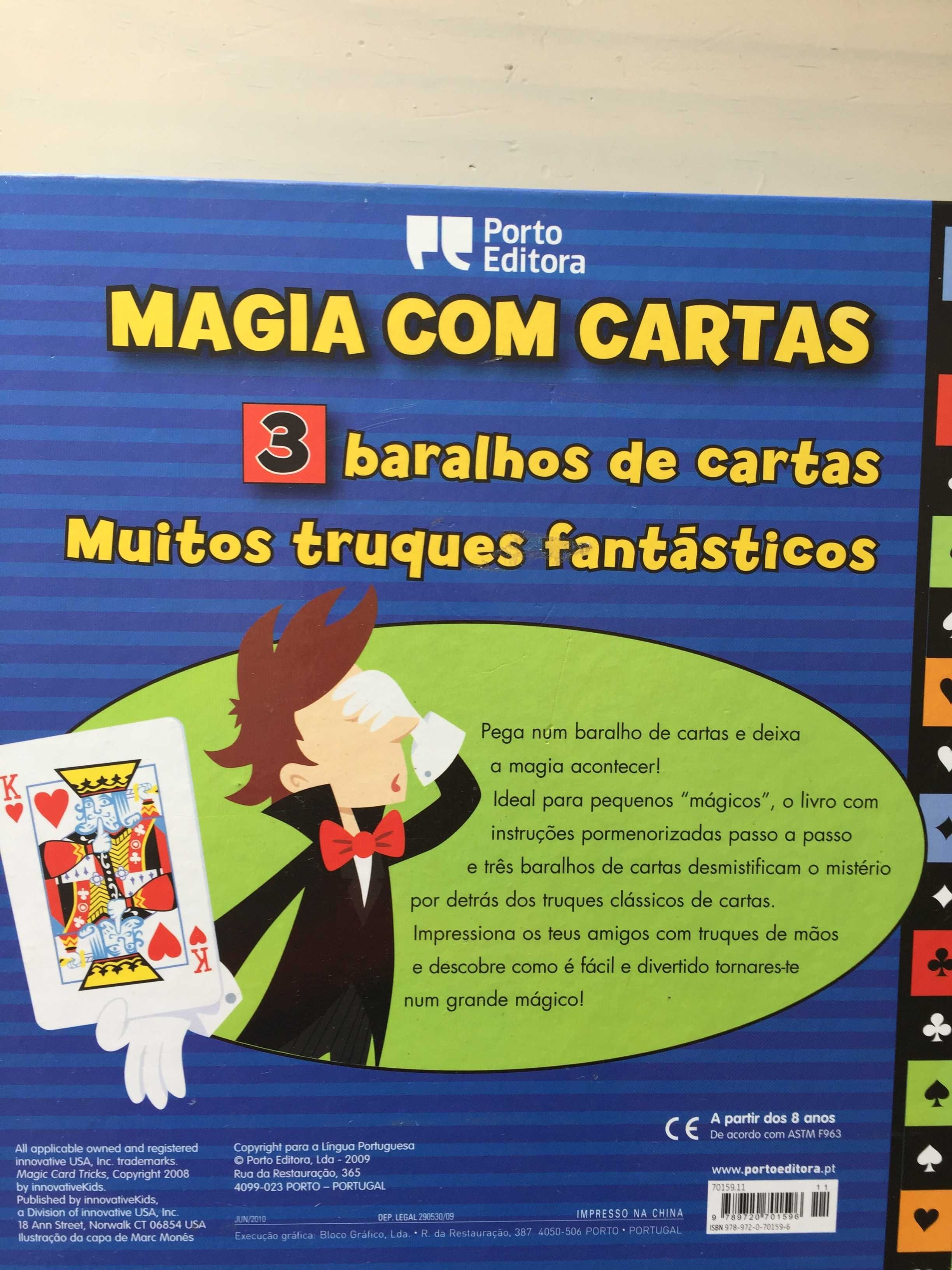 Aprender MAGIA com CARTAS Pack da Porto Editora