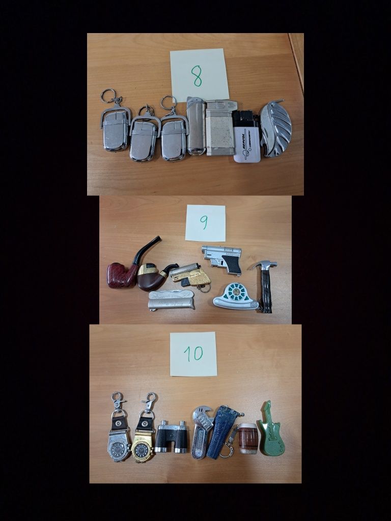 Coleção de isqueiros.