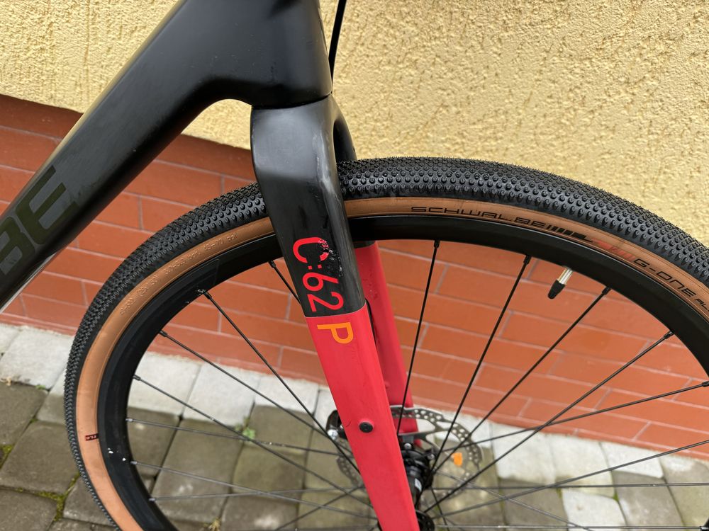 Велосипед gravel Cube Nuroad C:62 Pro carbon´n´red (2022) ЯК НОВИЙ