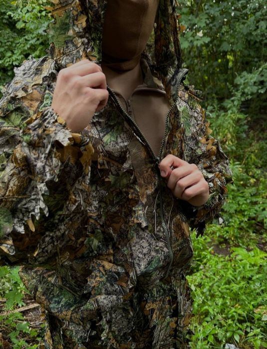 Маскировочный костюм Mil-Tec маскувальний камуфляж 3D листя