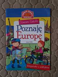 Książka z naklejkami Poznaję Europę, Domowa Szkoła