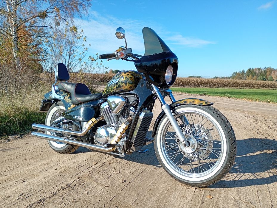 Honda vlx400 Steed custom aerograf  vt600 shadow  ZAMIANA transport