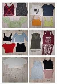 Crop topy - zestaw