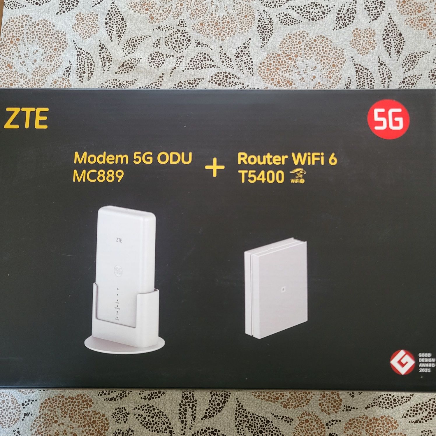 Modem 5G odu + router WiFi 6 T5400 ZTE