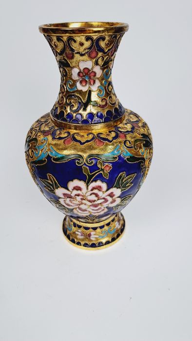 Wazon emalia cloisonne Vintage