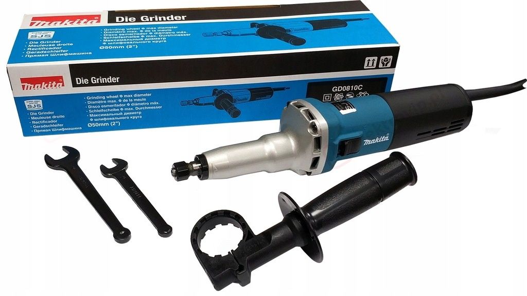 Прямая шлифмашина Makita GD0800C нова