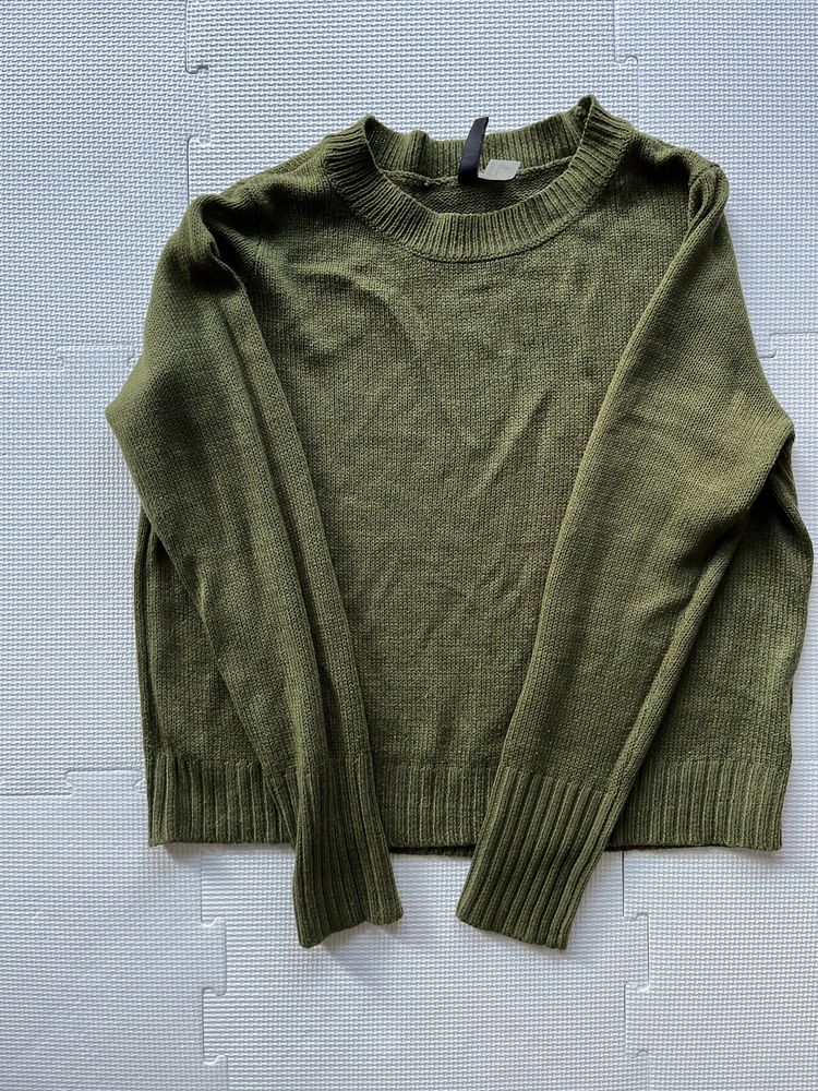 Sweter lekki khaki HM