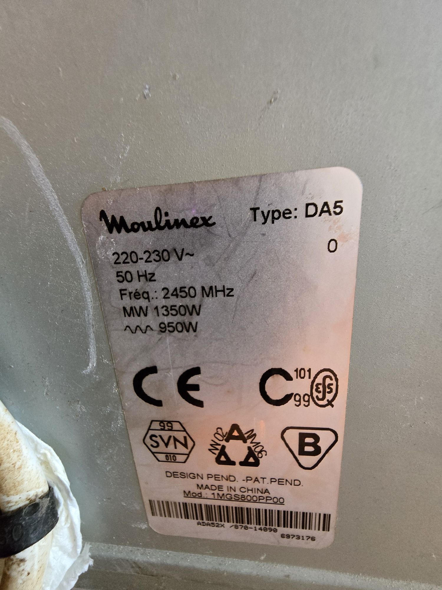 Mikrofalówka moulnex DA5