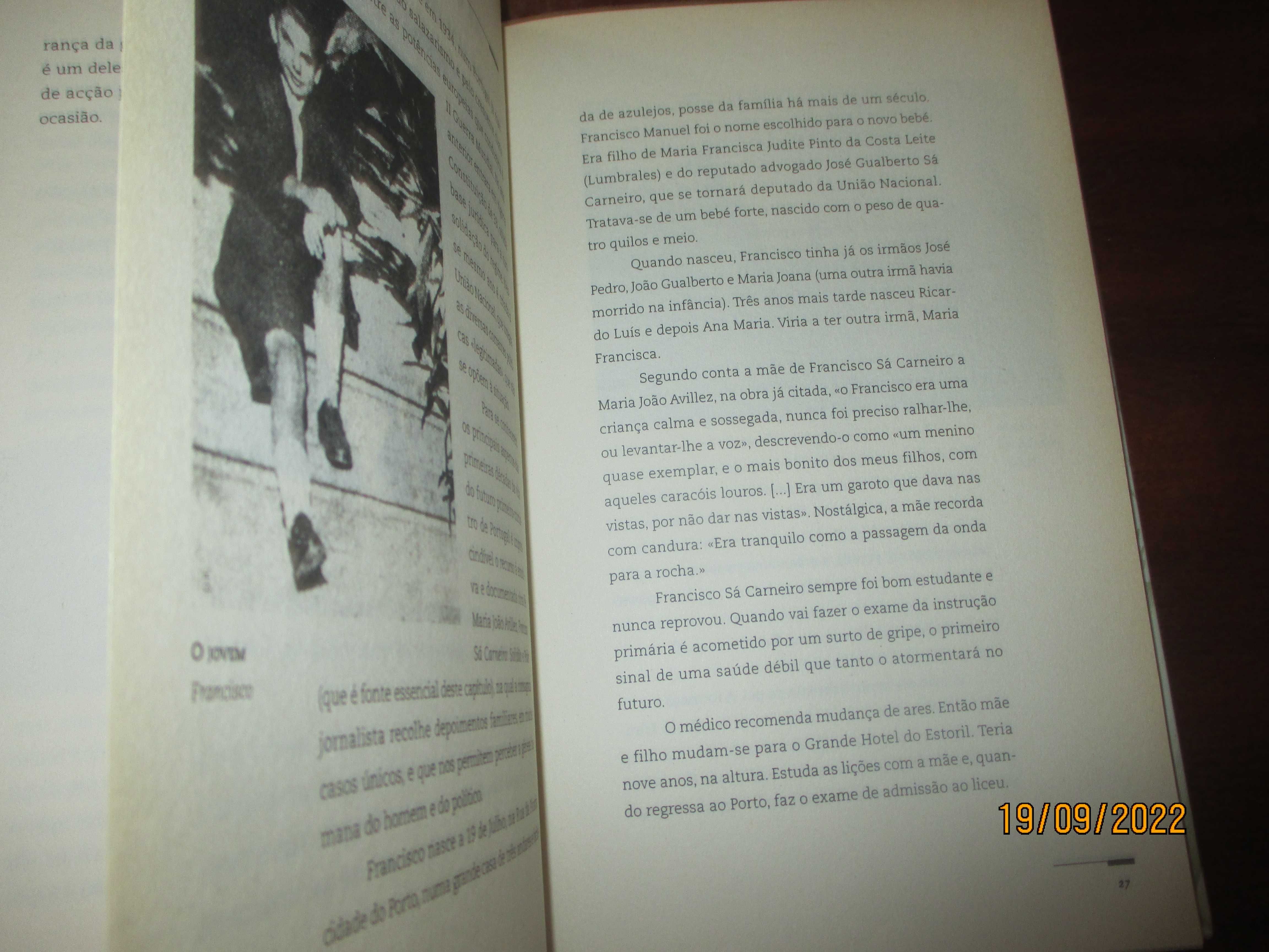 Livro . Francisco Sá Carneiro