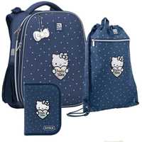 Школьный Набор Kite рюкзак + пенал + сумка для обуви для девочки