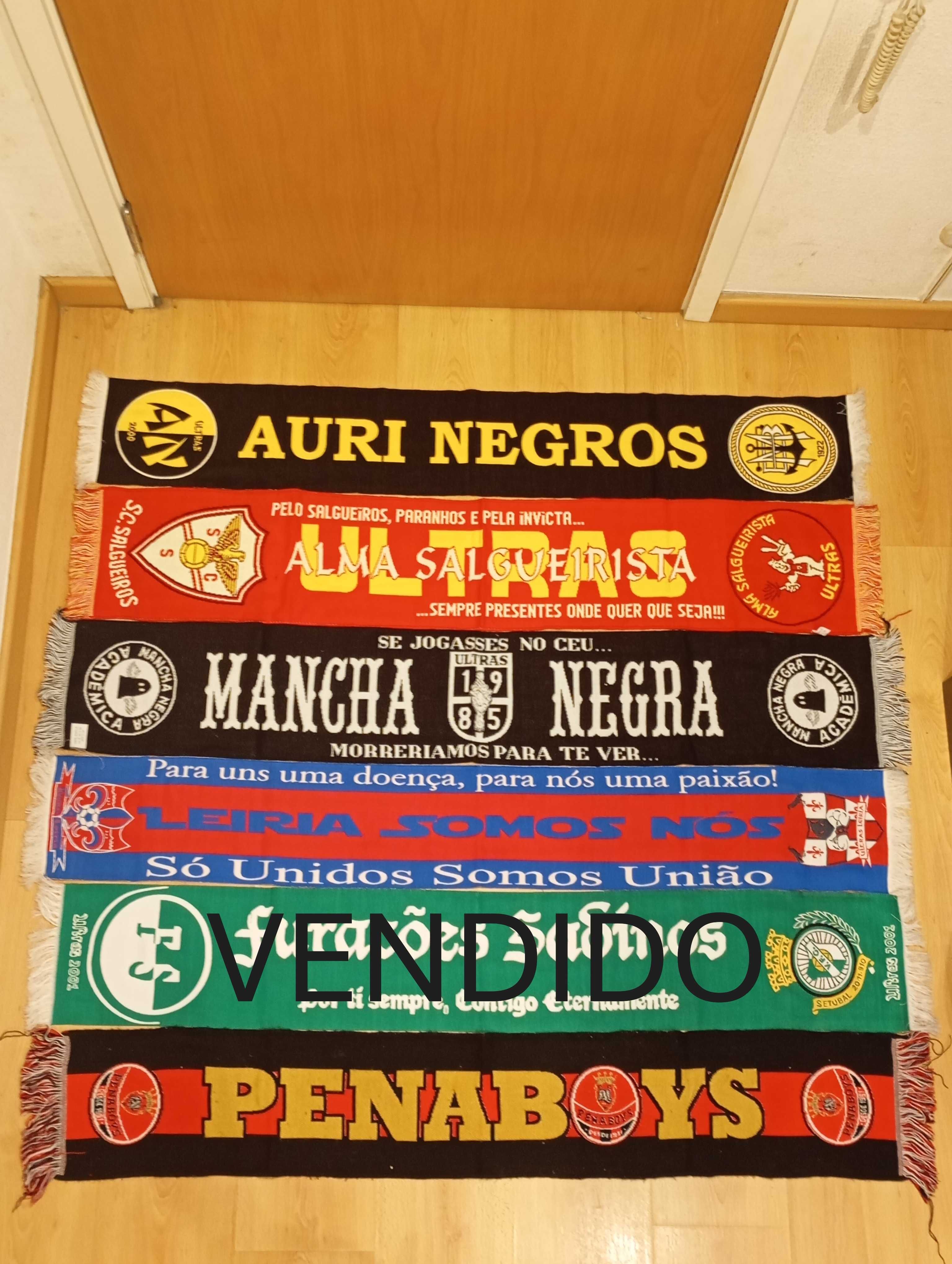 Cachecol ultras nacionais futebol vários artigo de coleção
