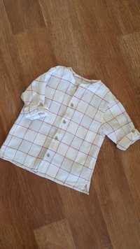 Классная легкая рубашка zara на 2-3 годика