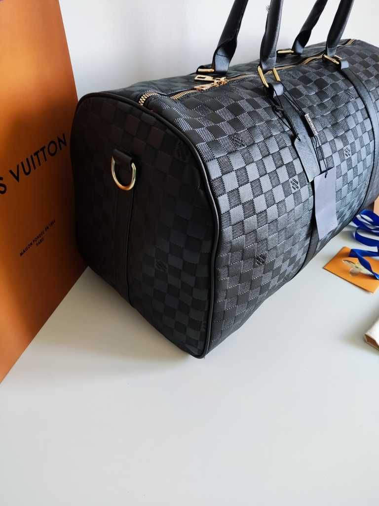 Louis Vuitton Torba podróżna, na siłownię, weekendowa, skóra 86-43